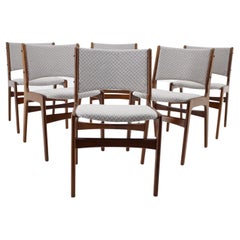 1960s Set of Six Danish Teak Dining Chairs