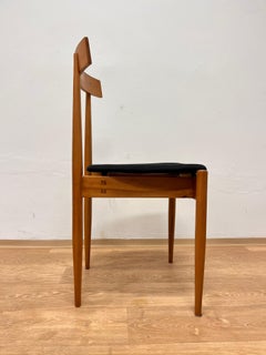 1960s Juego de seis sillas de comedor de diseño de Alan Fuchs - ULUV, Checoslovaquia