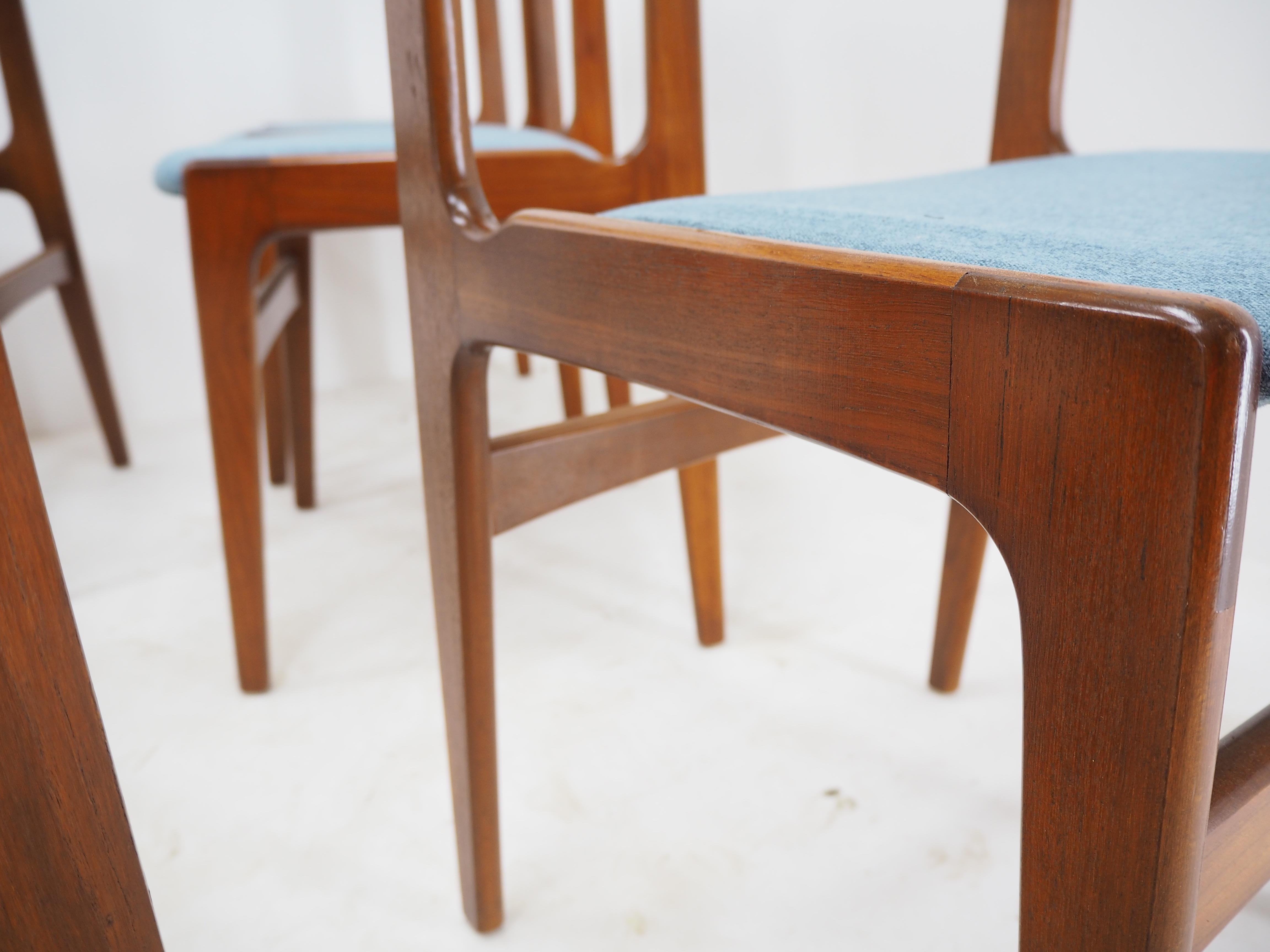 1960s Set of Six Dining Chairs, Denmark 8