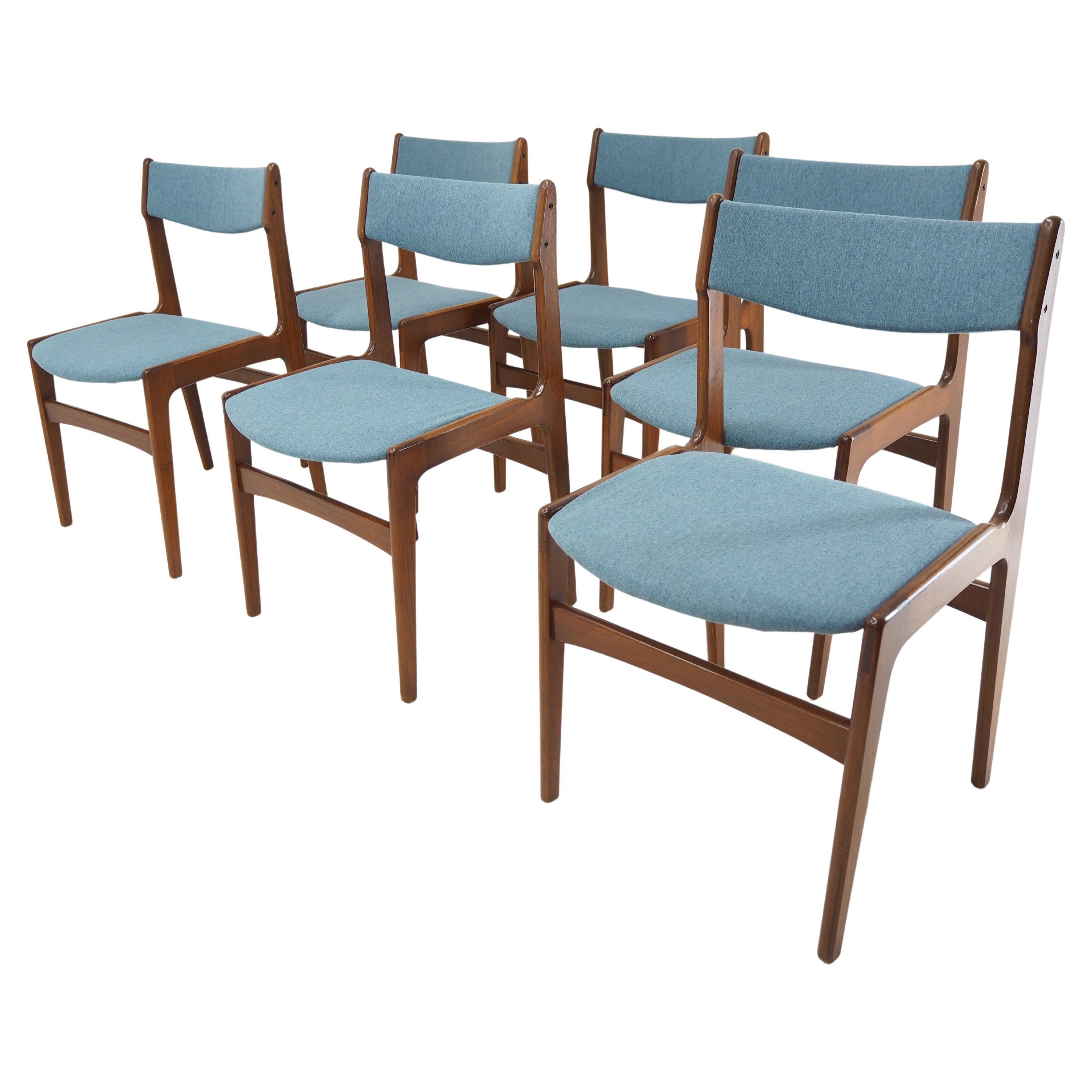 1960s Set of Six Dining Chairs, Denmark