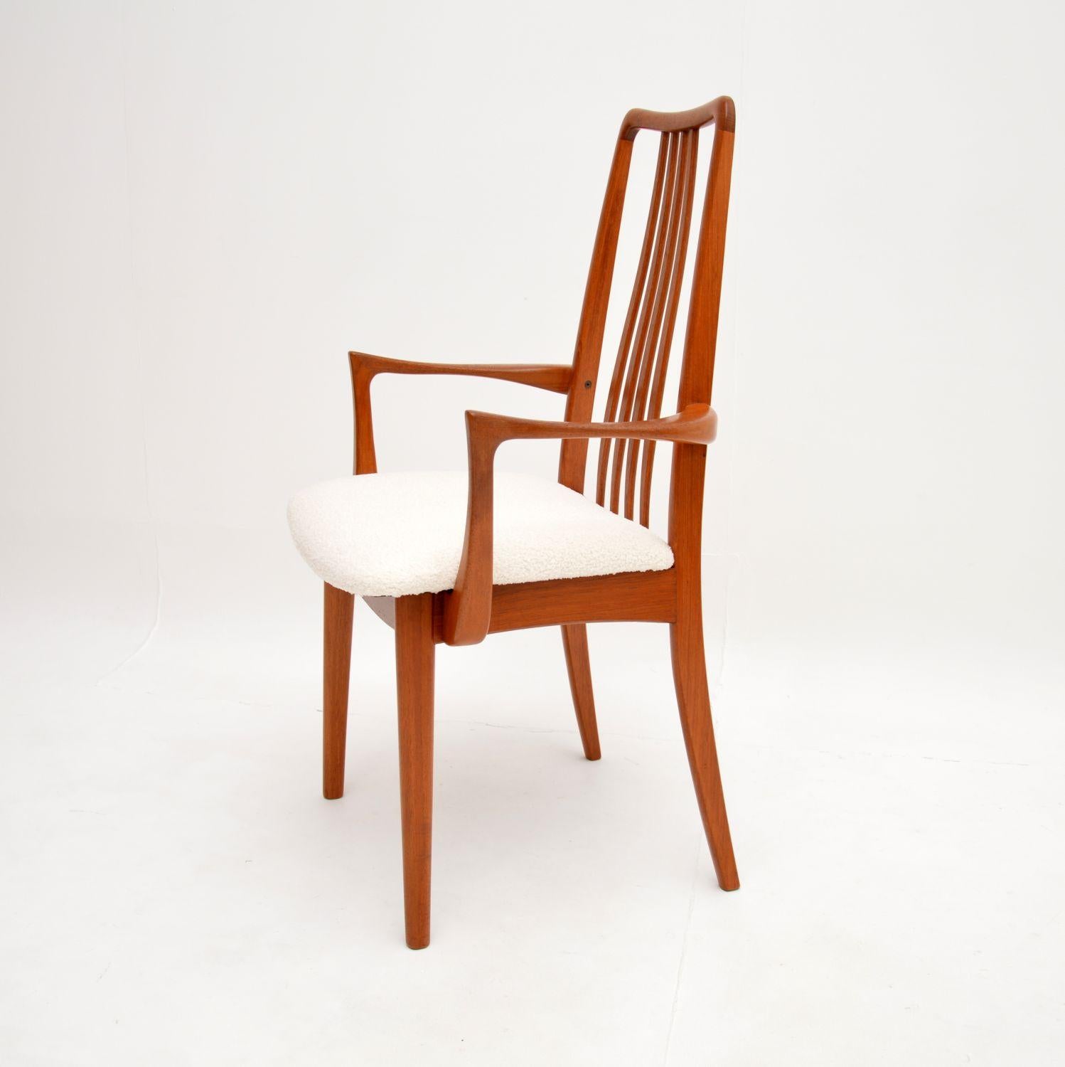 Mid-Century Modern 1960’s Set of Ten Teak Dining Chairs by Anders Jensen For Sale