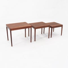 1960s Set of Three Drexel Nesting Tables in Walnut