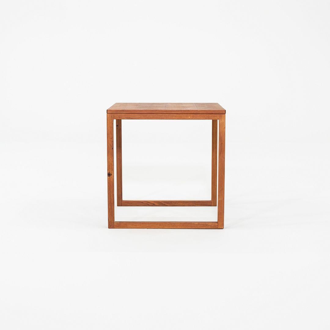 1960s Set of Three Kai Kristiansen Nesting End / Side Tables Model 33 For Sale 3