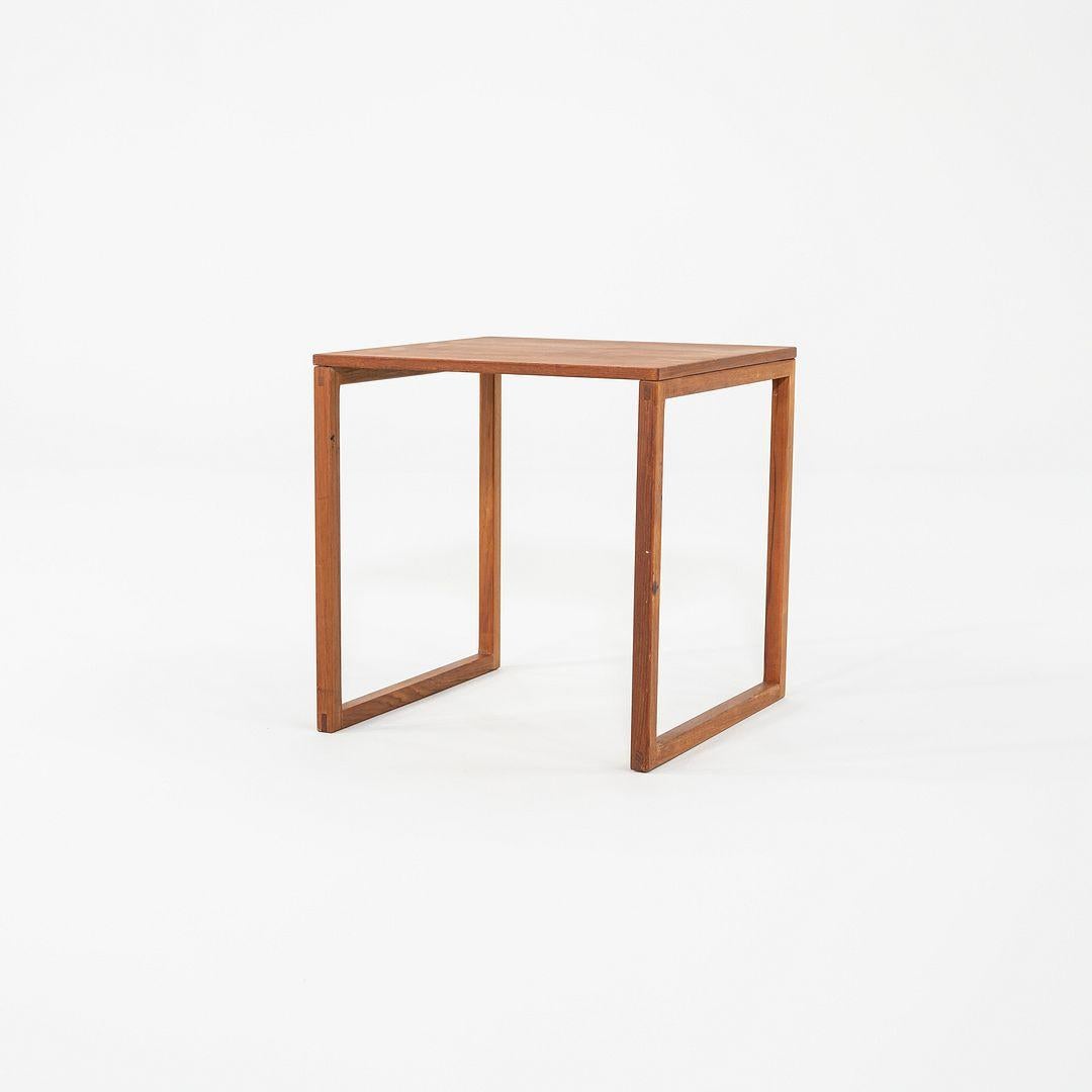 1960s Set of Three Kai Kristiansen Nesting End / Side Tables Model 33 For Sale 2