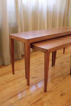 1960s Set of three nesting table by Severin Hansen