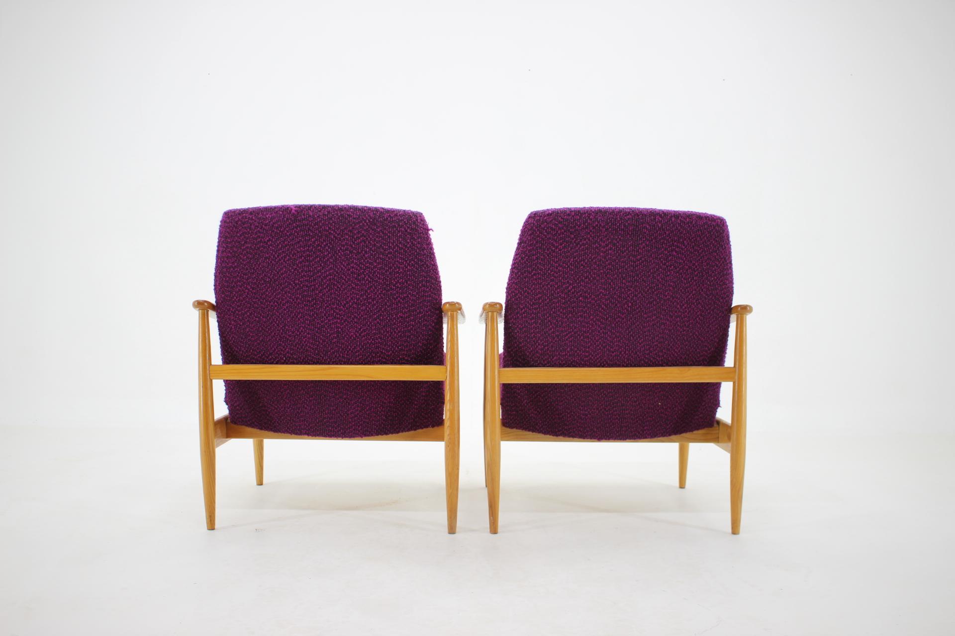 1960s Set of Two Armchairs, Czechoslovakia For Sale 3
