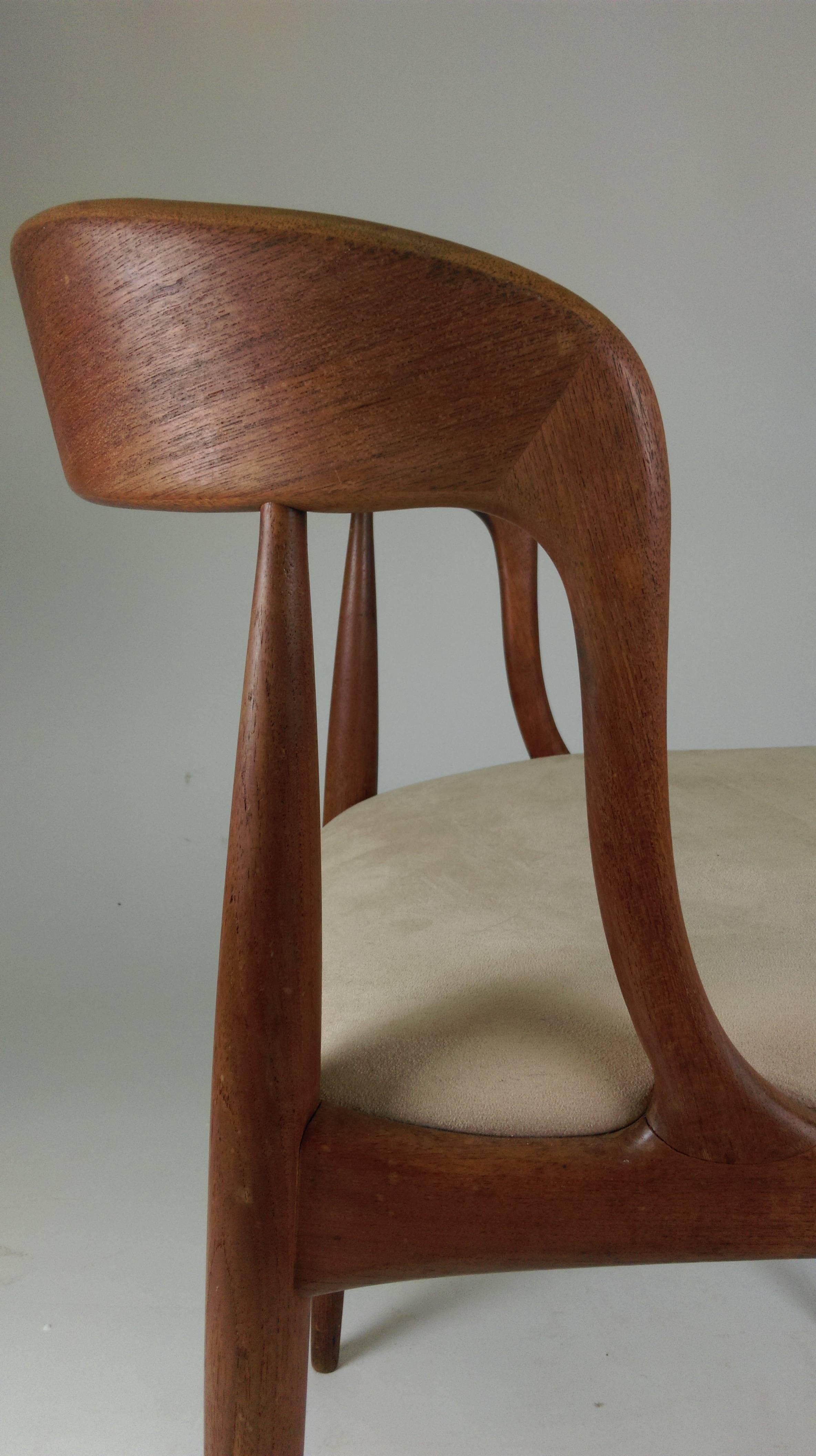 1960s Set of Two Danish Johannes Anderasen Chairs in Teak - Choice of Upholstery 8