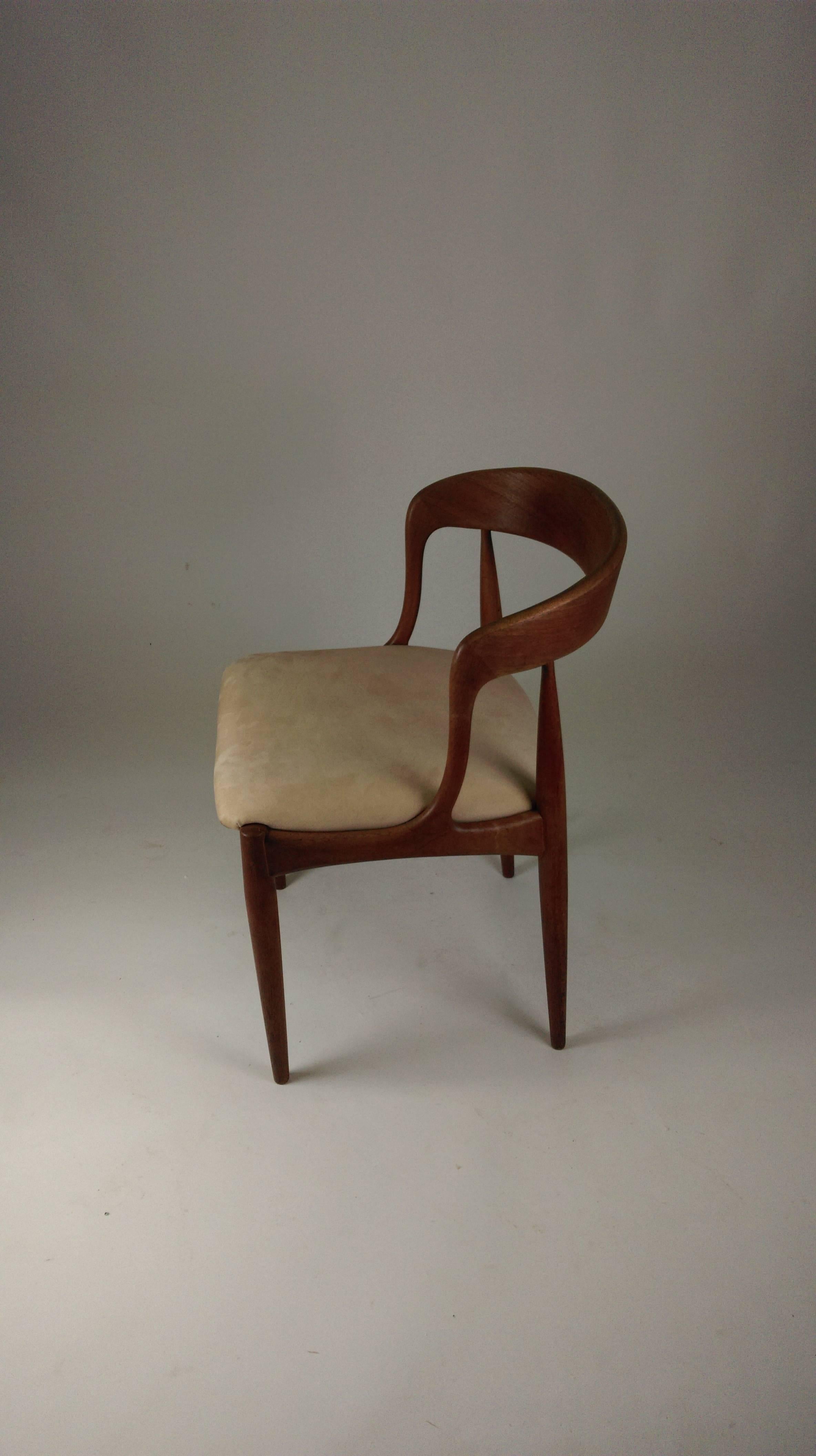 Mid-20th Century 1960s Set of Two Danish Johannes Anderasen Chairs in Teak - Choice of Upholstery