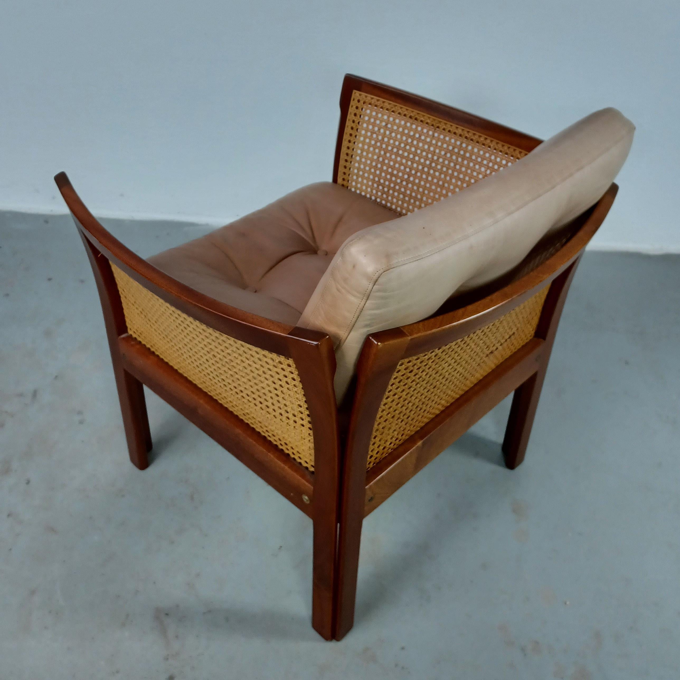 1960s Set of Two Illum Vikkelso Plexus Easy Chairs in Rosewood by CFC Silkeborg For Sale 4