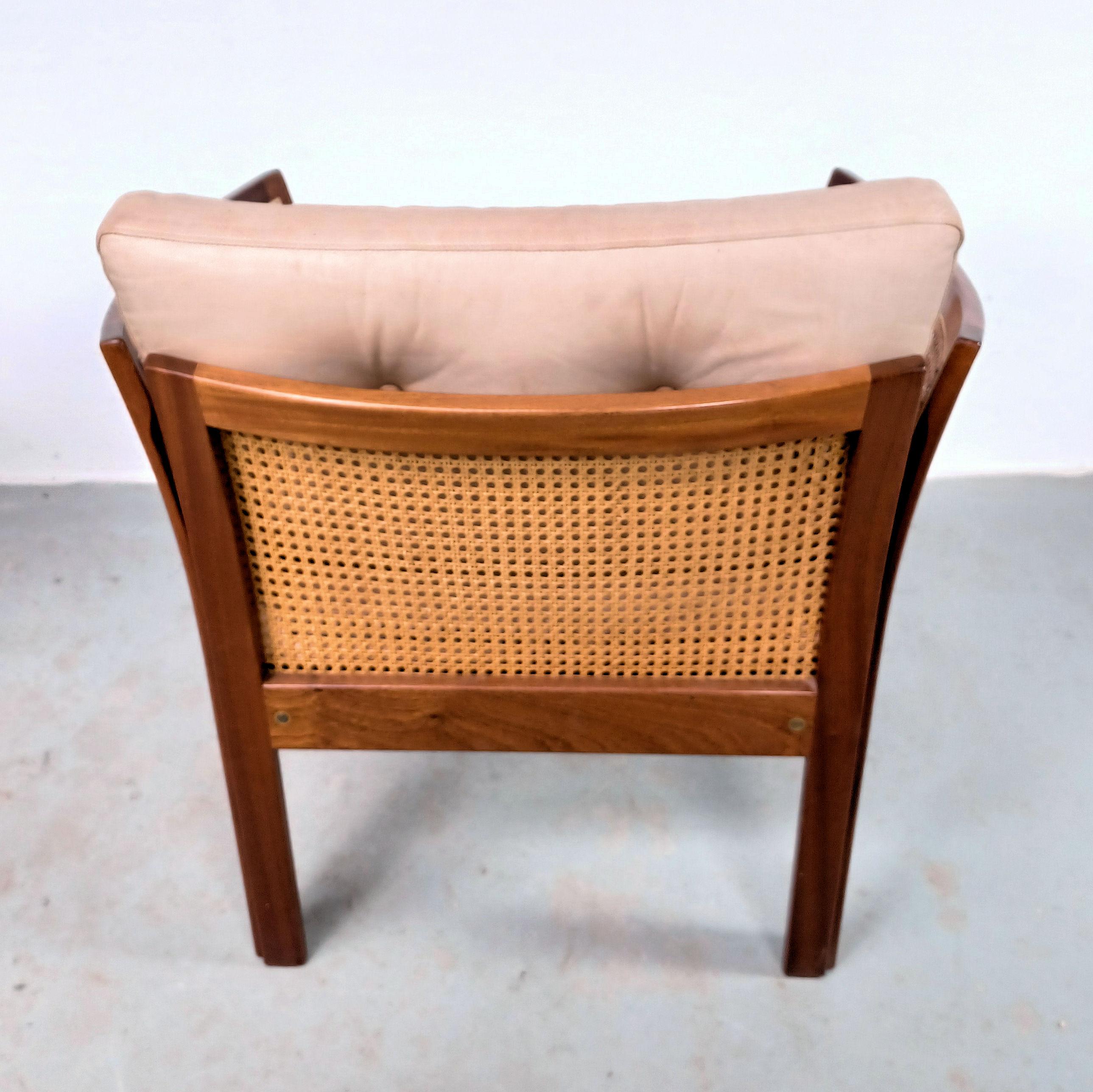 1960s Set of Two Illum Vikkelso Plexus Easy Chairs in Rosewood by CFC Silkeborg For Sale 5