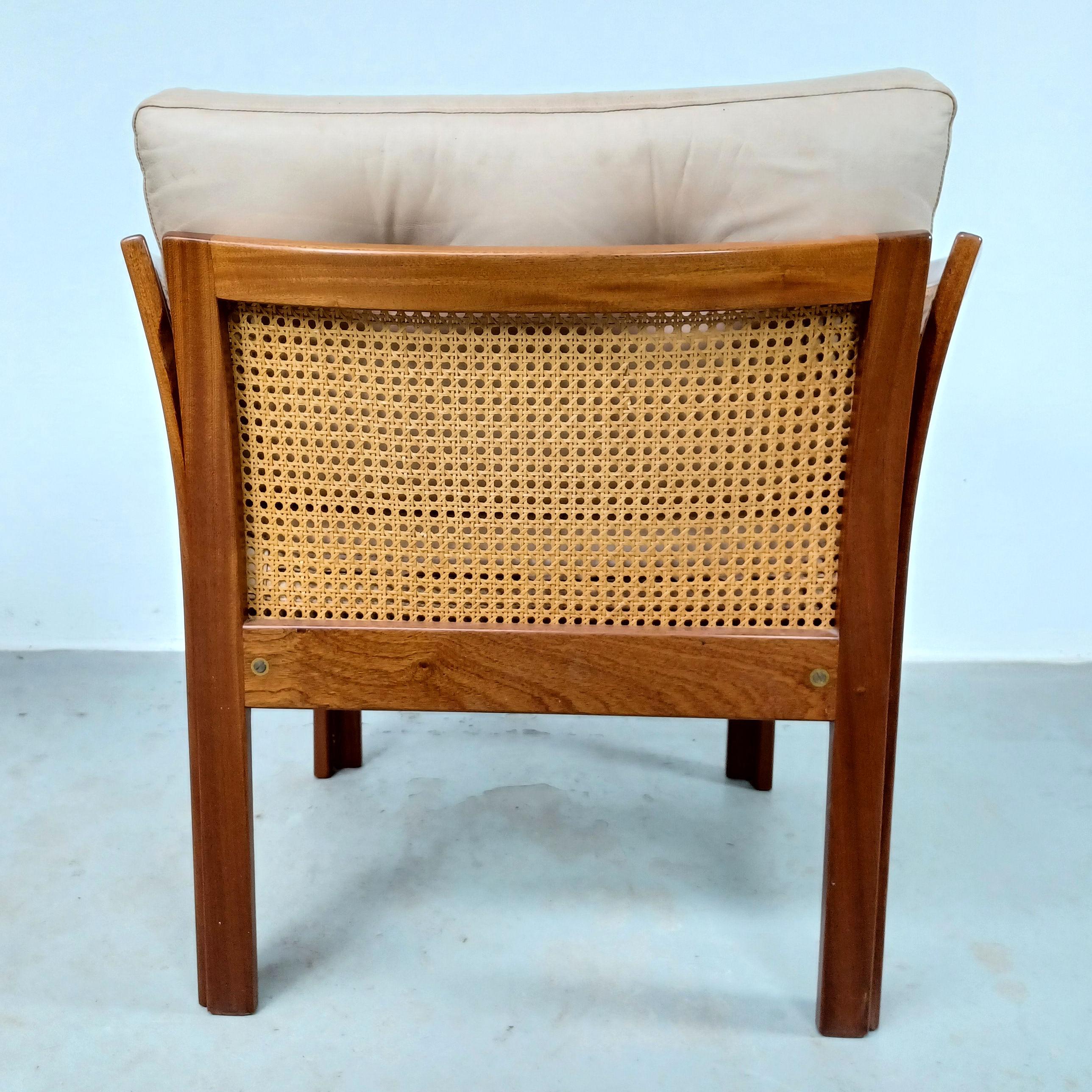 1960s Set of Two Illum Vikkelso Plexus Easy Chairs in Rosewood by CFC Silkeborg For Sale 6