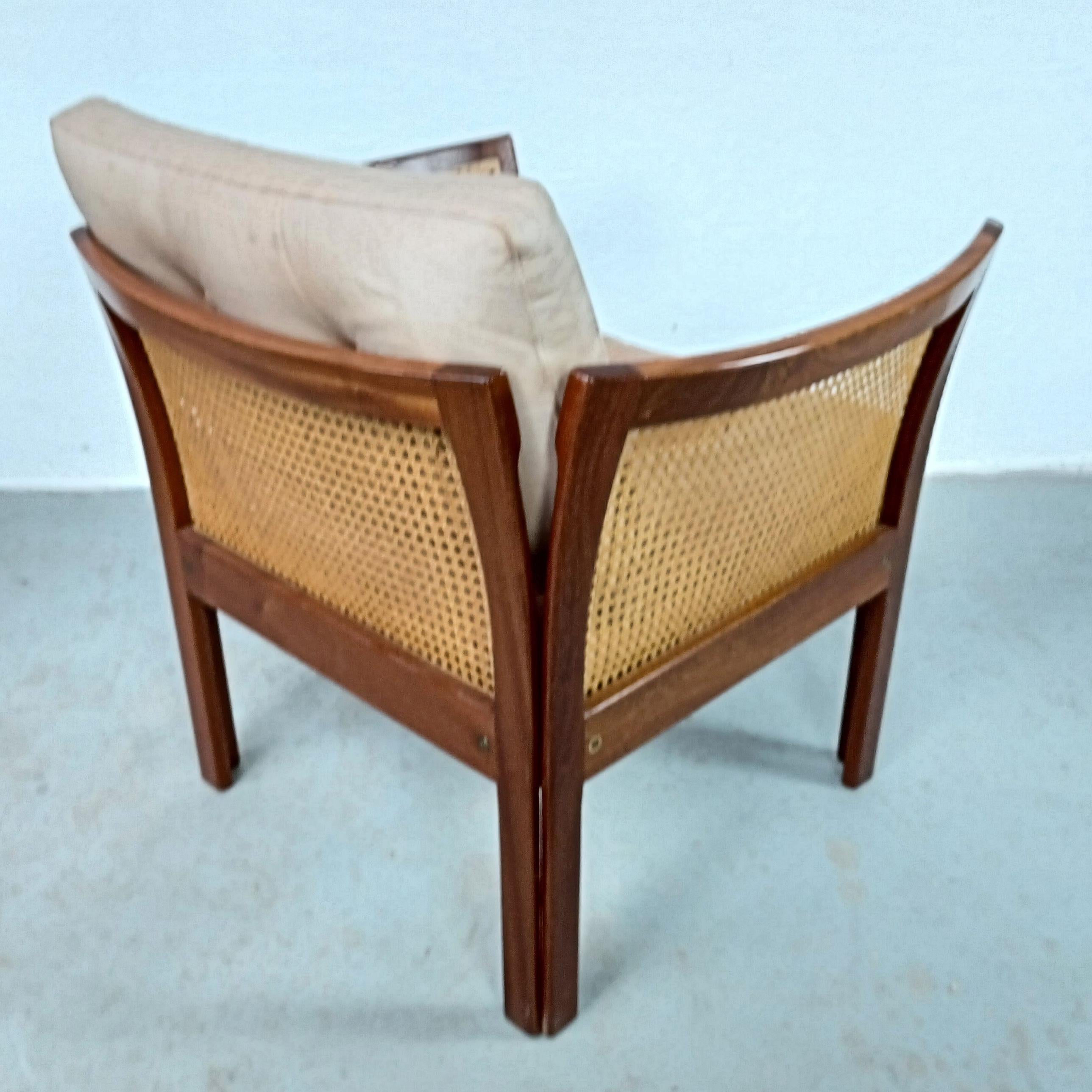 1960s Set of Two Illum Vikkelso Plexus Easy Chairs in Rosewood by CFC Silkeborg For Sale 7