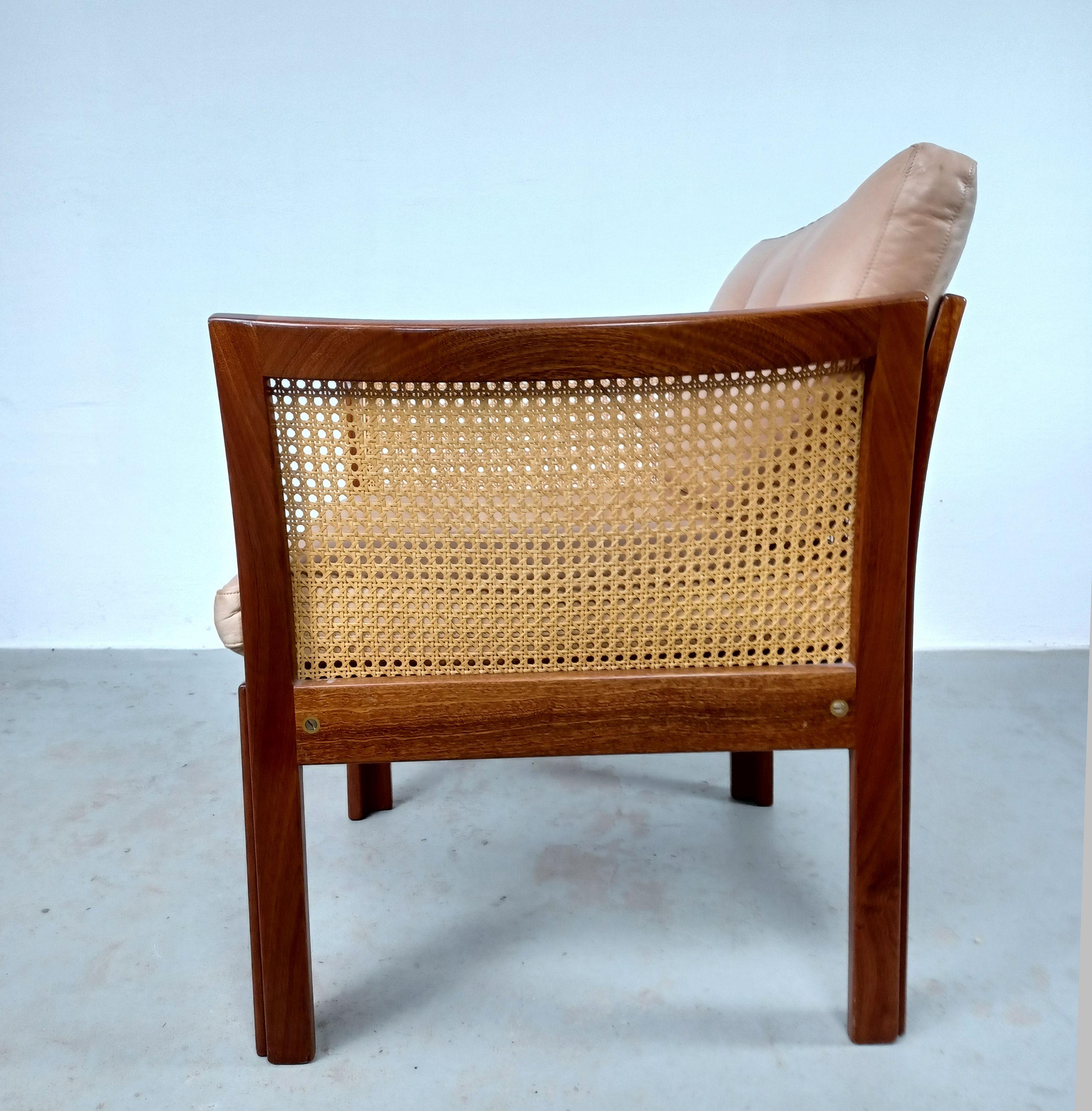 1960s Set of Two Illum Vikkelso Plexus Easy Chairs in Rosewood by CFC Silkeborg For Sale 2
