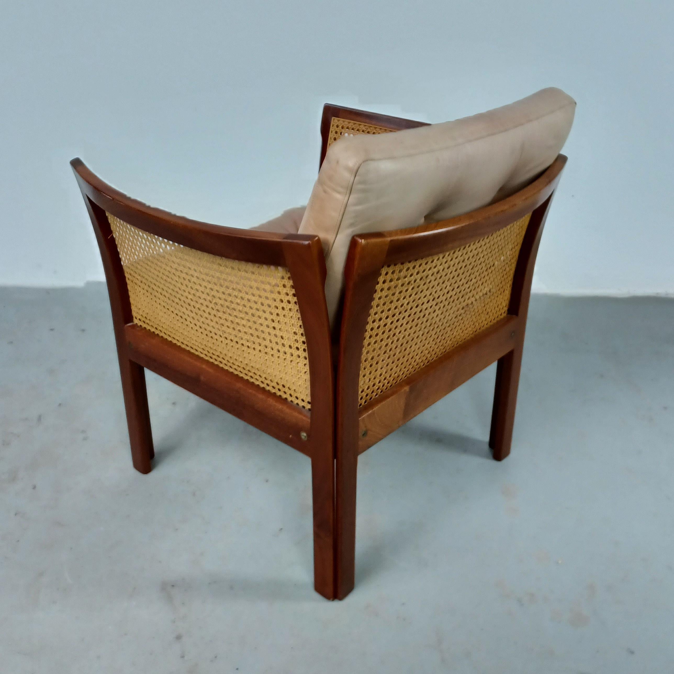 1960s Set of Two Illum Vikkelso Plexus Easy Chairs in Rosewood by CFC Silkeborg For Sale 3