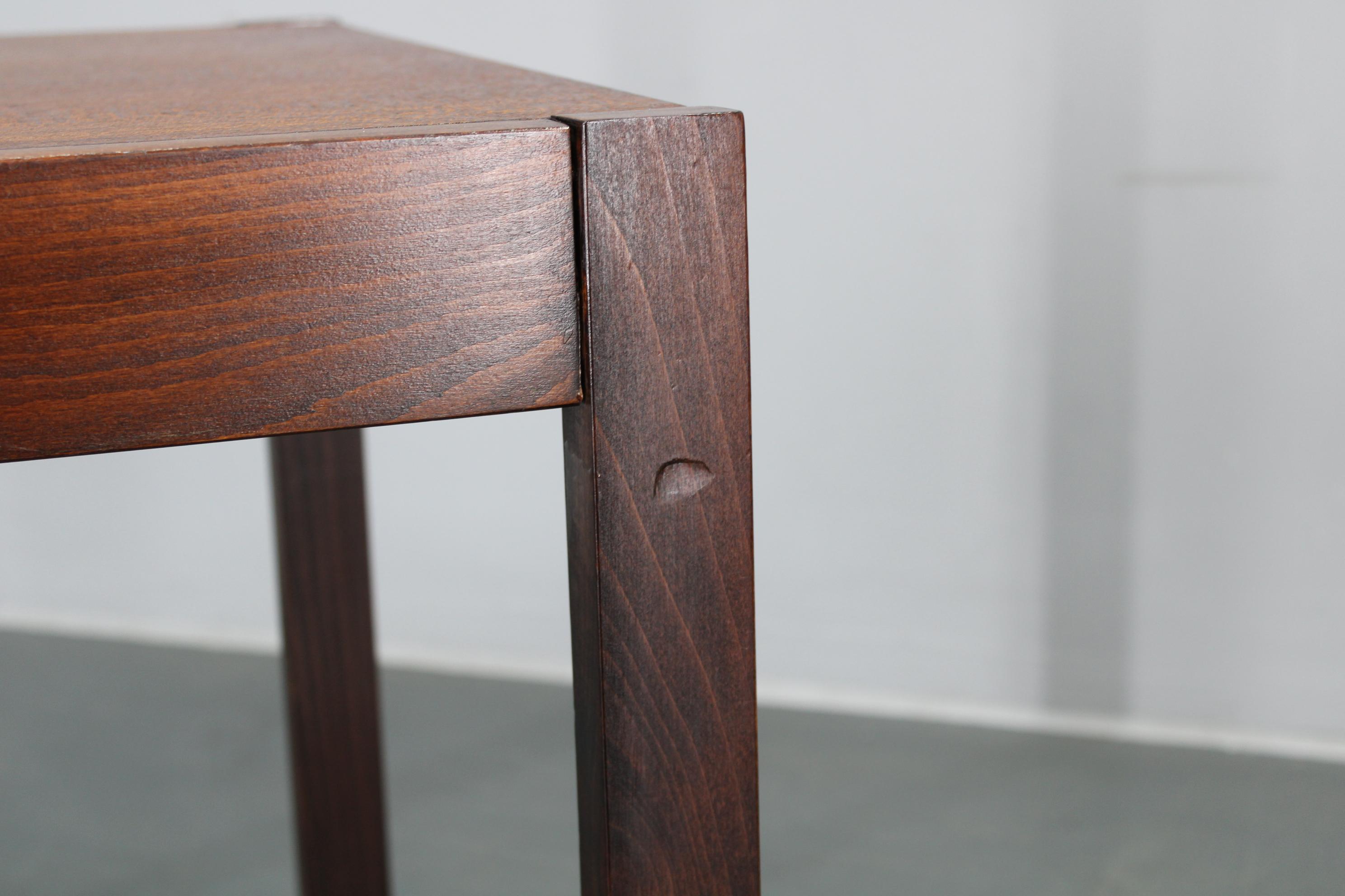 1960s Set of Two Square Side/Coffee Wooden Tables , Denmark For Sale 9