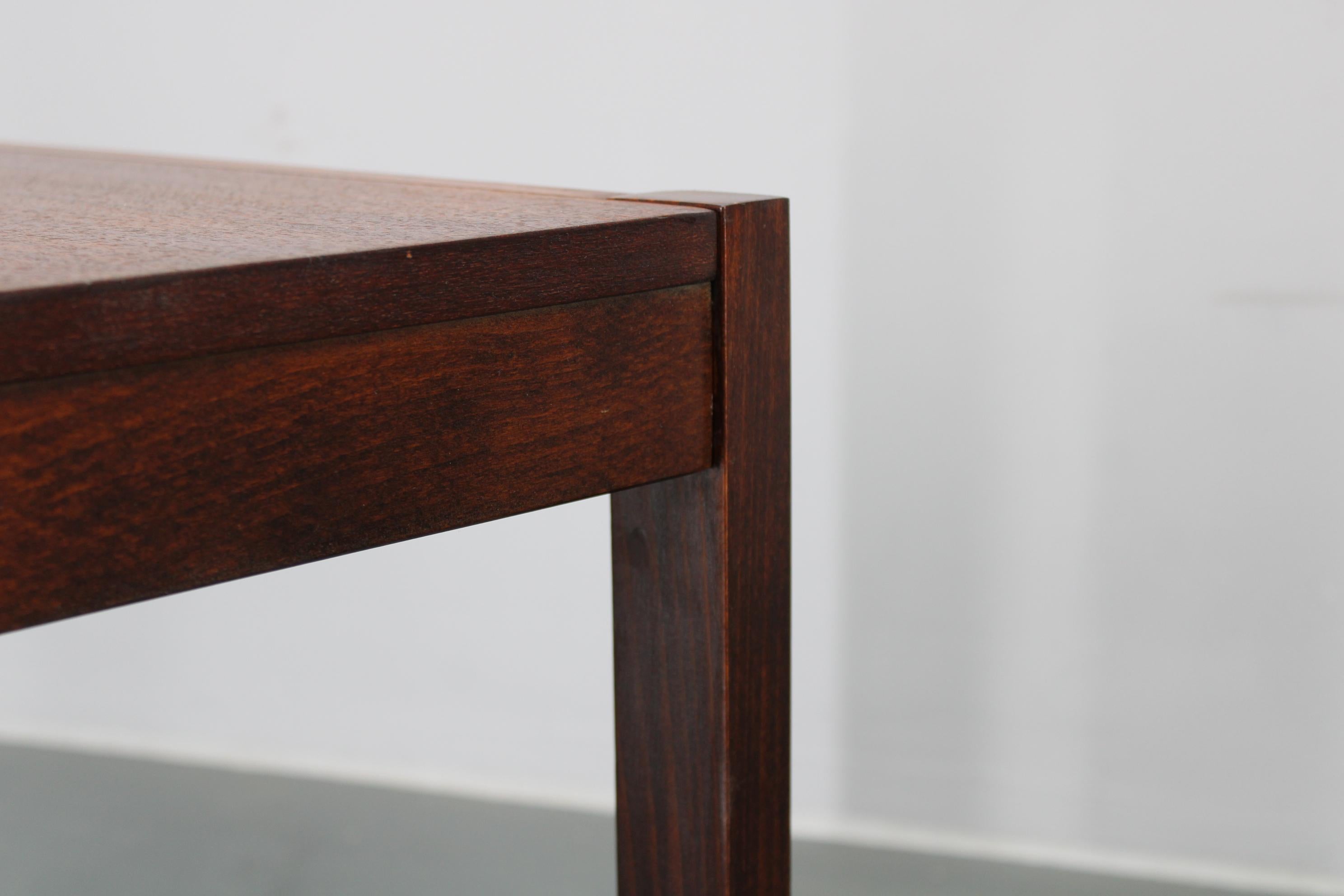 1960s Set of Two Square Side/Coffee Wooden Tables , Denmark For Sale 10