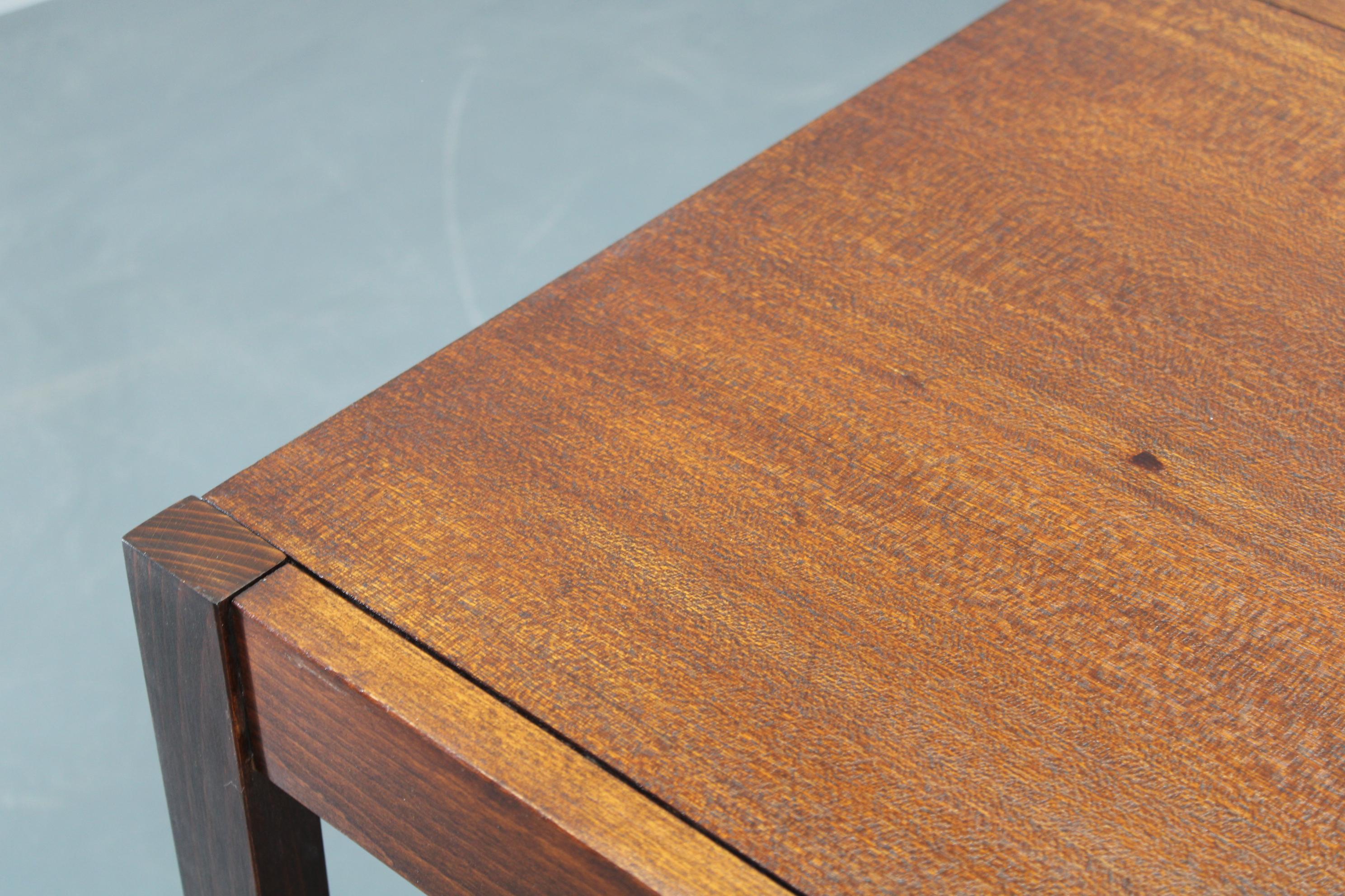 1960s Set of Two Square Side/Coffee Wooden Tables , Denmark For Sale 12