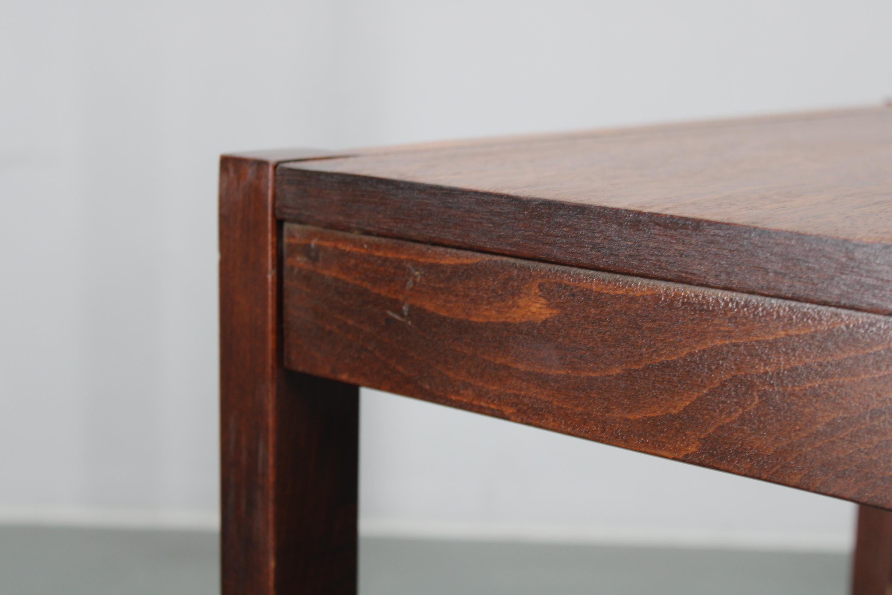 1960s Set of Two Square Side/Coffee Wooden Tables , Denmark For Sale 13
