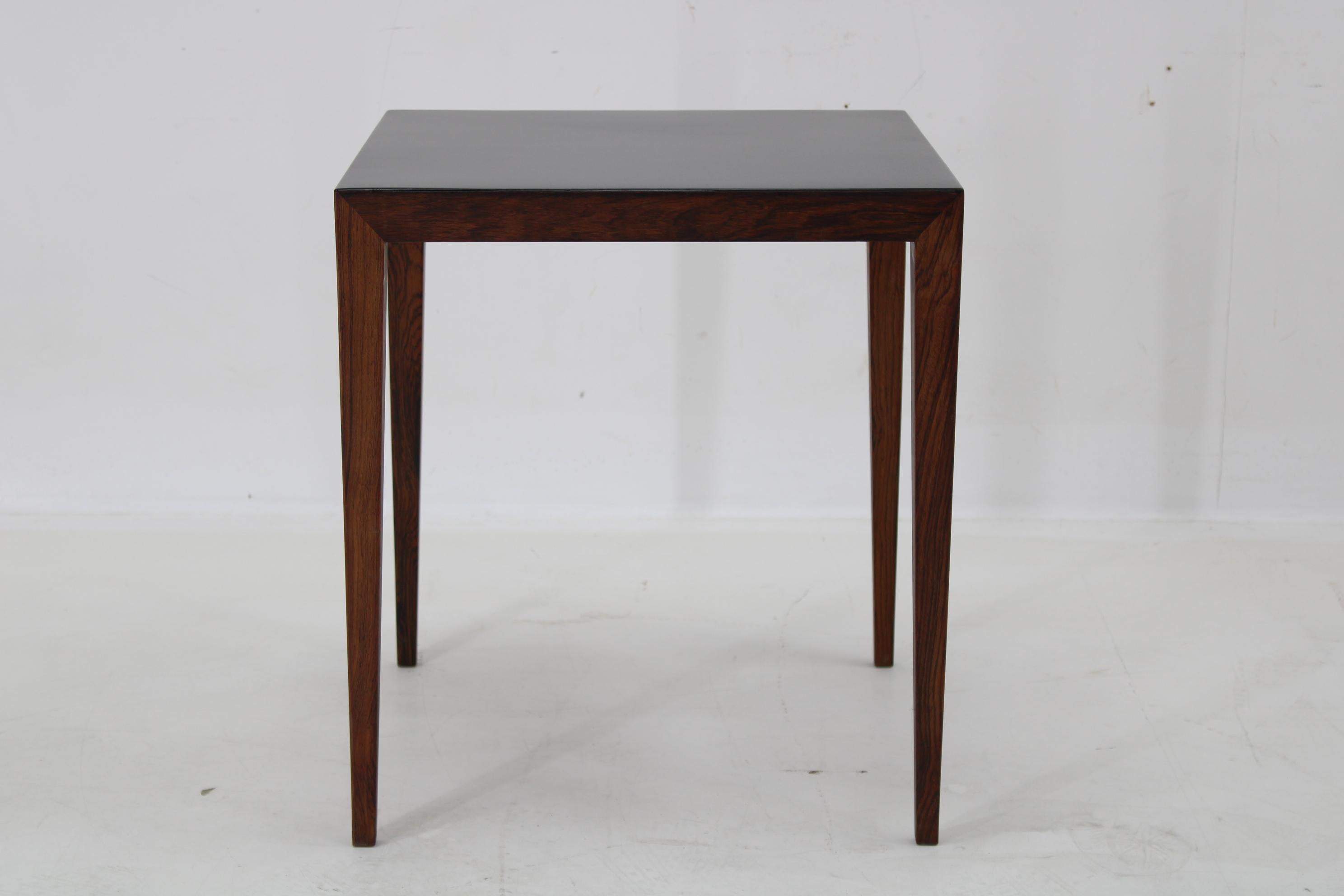 1960s Severin Hansen Side Table for Haslev Møbelfabrik, Denmark In Good Condition For Sale In Praha, CZ
