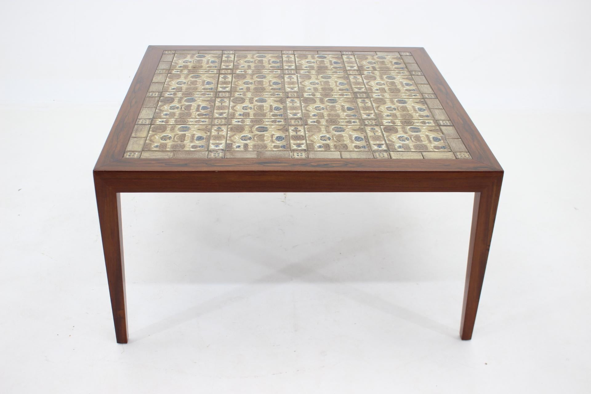 Mid-Century Modern 1960s Severine Hansen Tile Coffee Table, Denmark