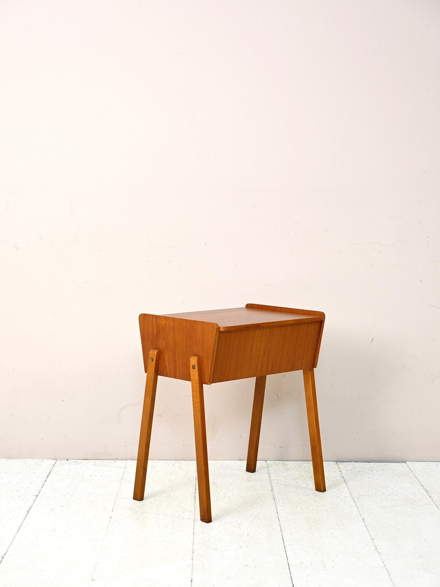 Scandinavian Modern 1960s Sewing Table For Sale