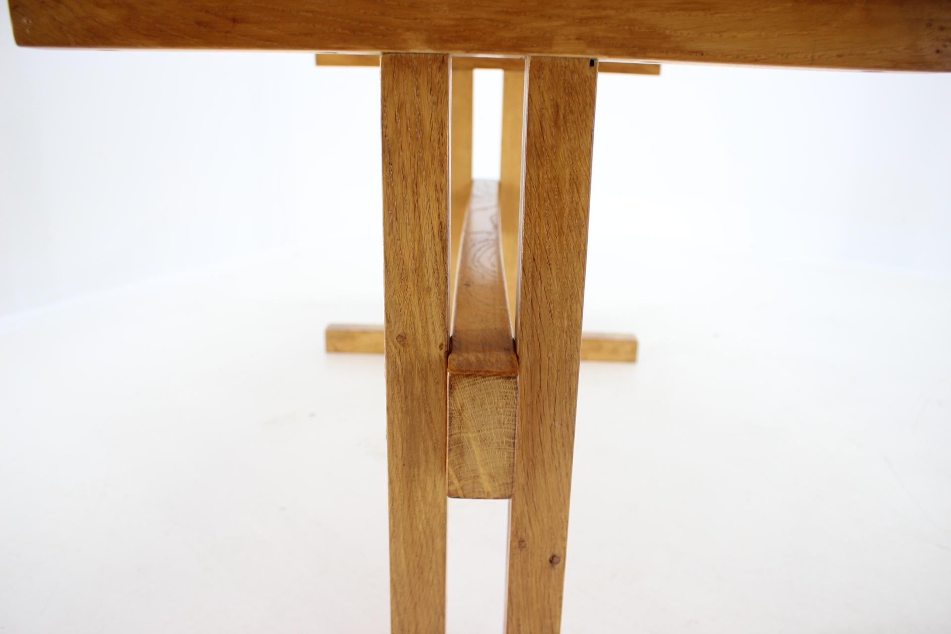 Shaker table basse en bois de chêne massif des années 1960, Danemark en vente 4