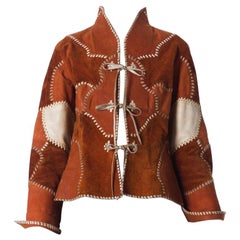 Vintage 1960S  SHAR Patchwork Leather Jacket