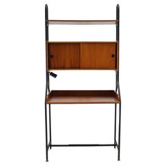 1960s Shelf System with Writing Desk, Italy