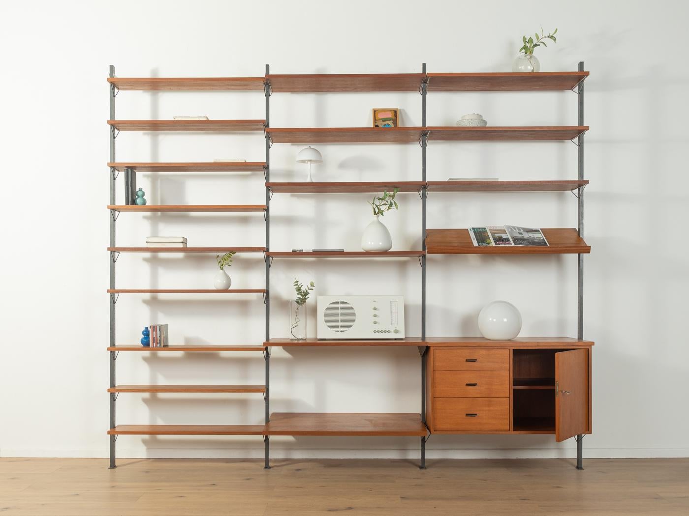 Scandinavian Modern 1960s Shelving System, Olof Pira For Sale