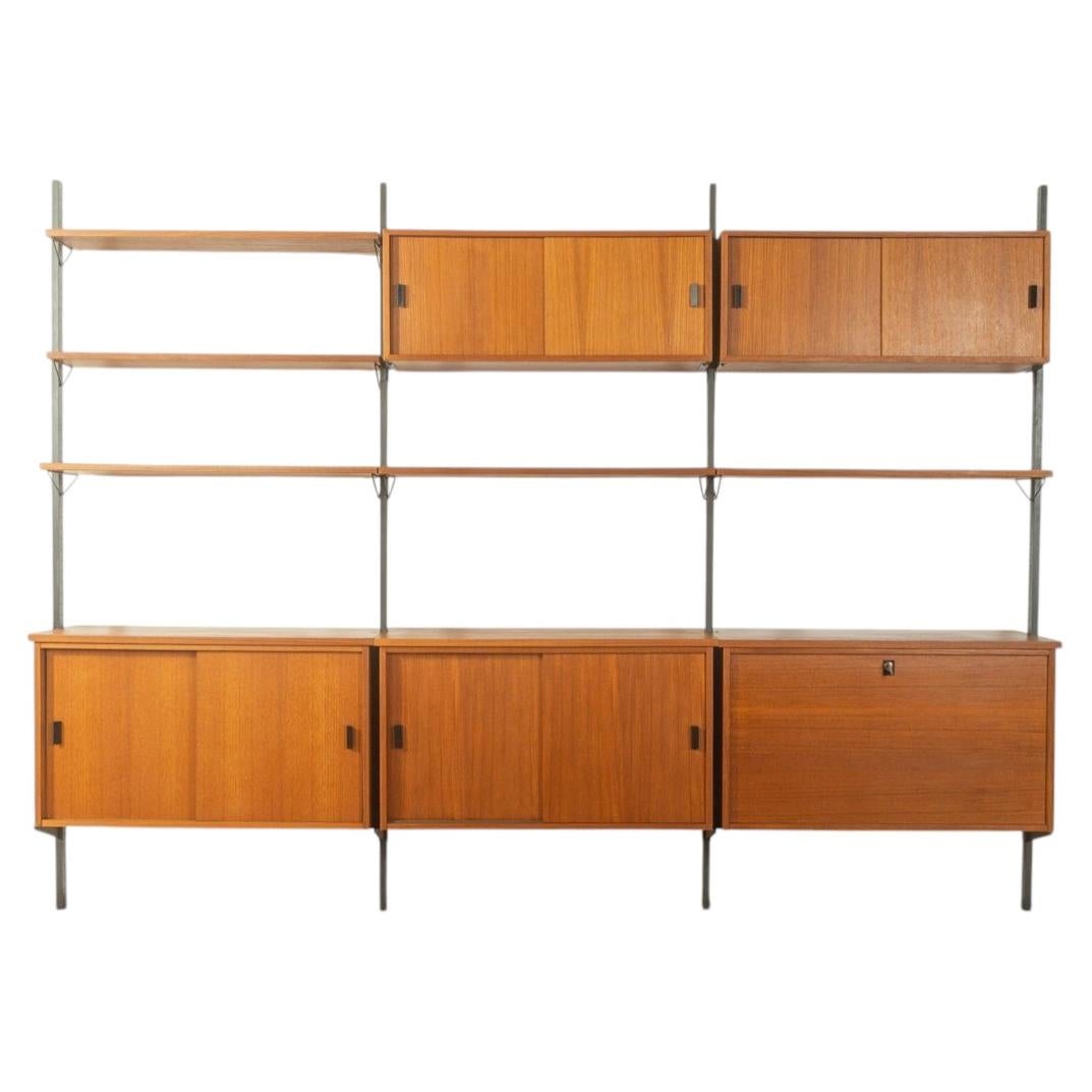 1960s shelving system, Olof Pira, vintage
