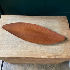 1960s Shigemichi Aomine Japanese Midcentury Teak Trays Serving Sushi Platters