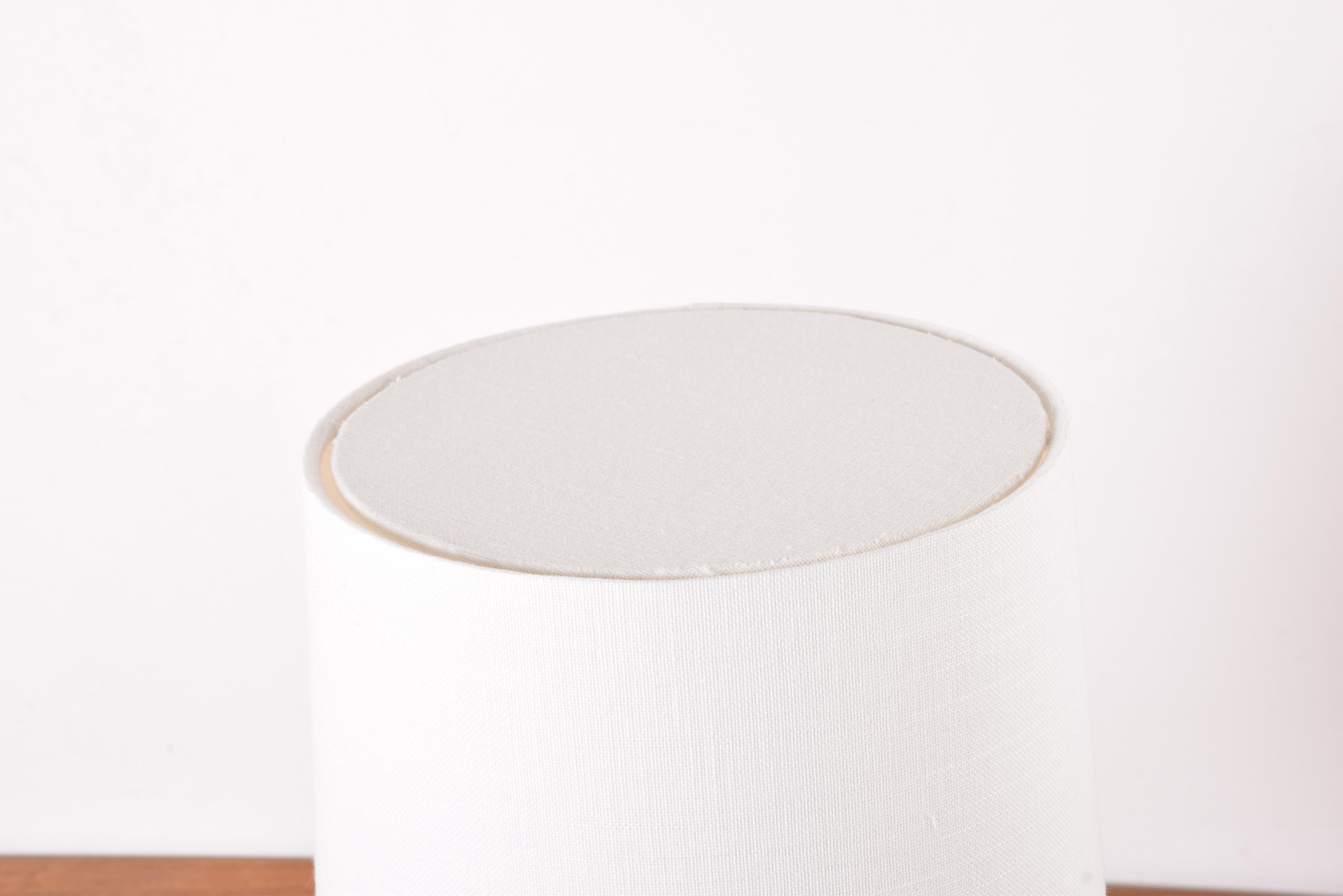 1960s Søholm Sculptural Table Lamp Budded with Brown Stripes, Danish Mid-century For Sale 4