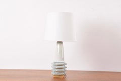 1960s Søholm Sculptural Table Lamp Pale Blue, Einar Johansen, Danish Mid-century