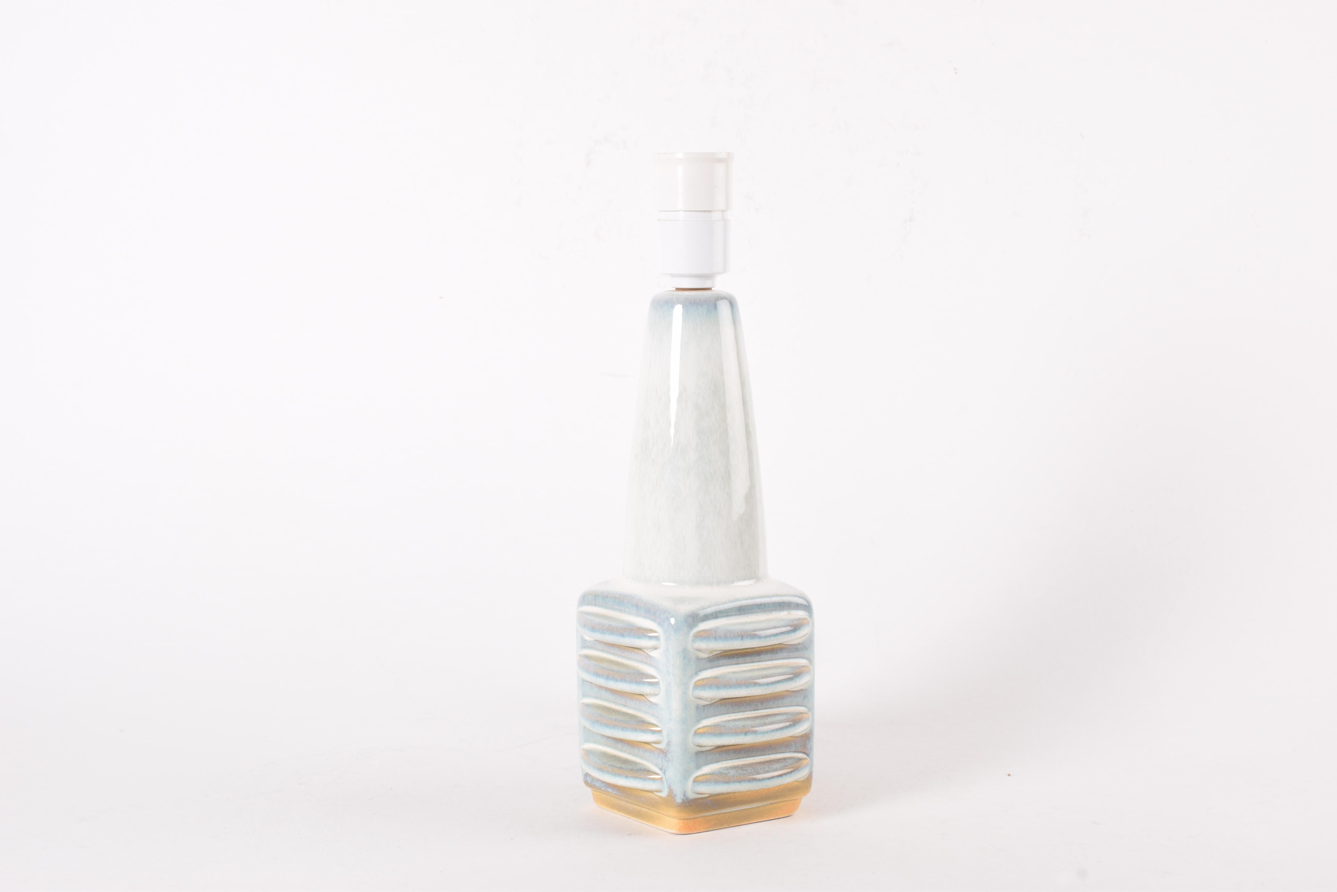 1960s Søholm Sculptural Table Lamp Pale Blue, Einar Johansen, Danish Mid-century In Good Condition For Sale In Silkeborg, Silkeborg