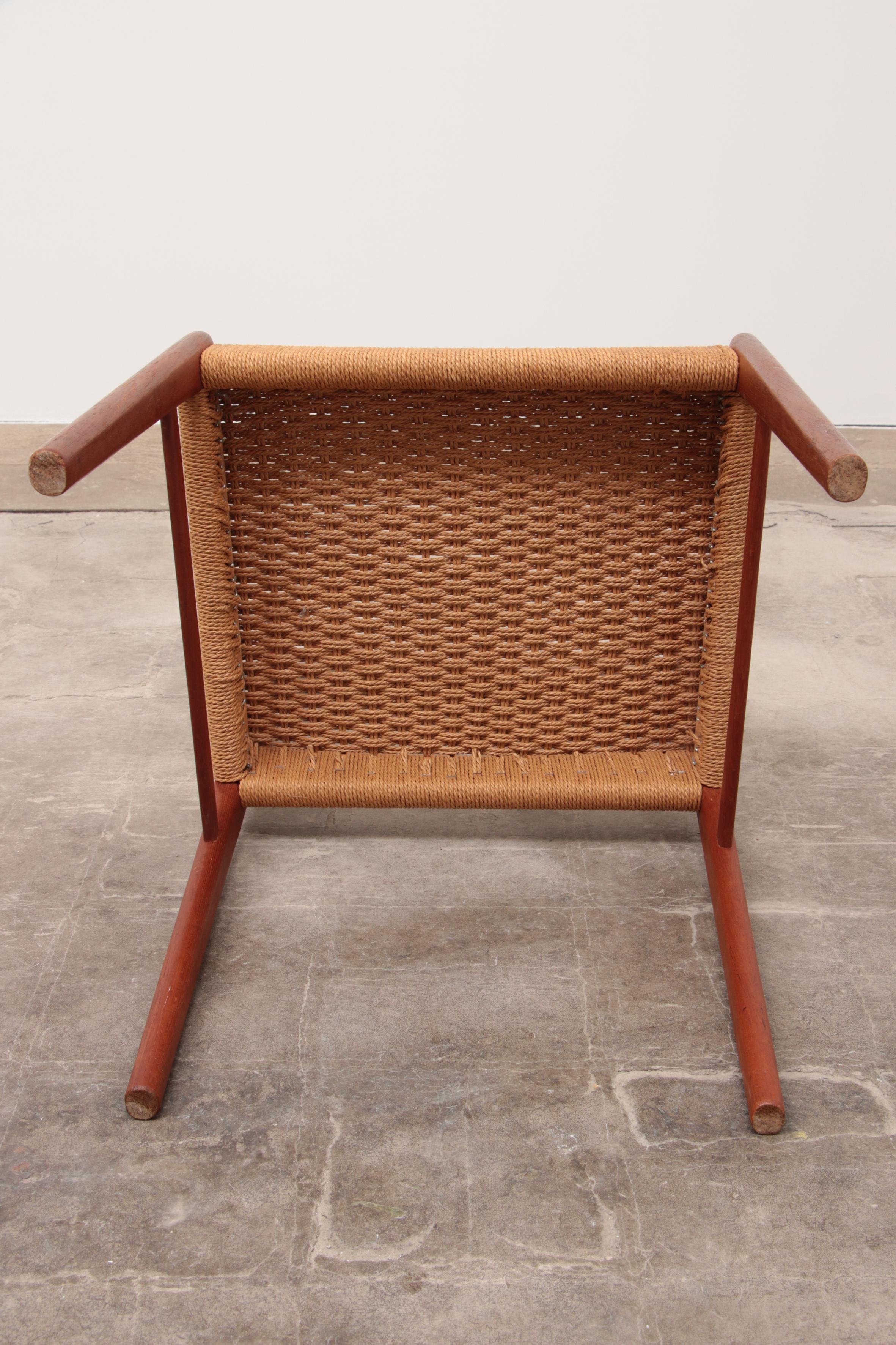 1960s Side / Dining Chair by Glyngøre Stolefabrik, Denmark For Sale 6