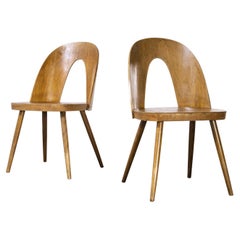 Vintage 1960s Side, Dining Chairs by Antonin Suman for Ton, Pair