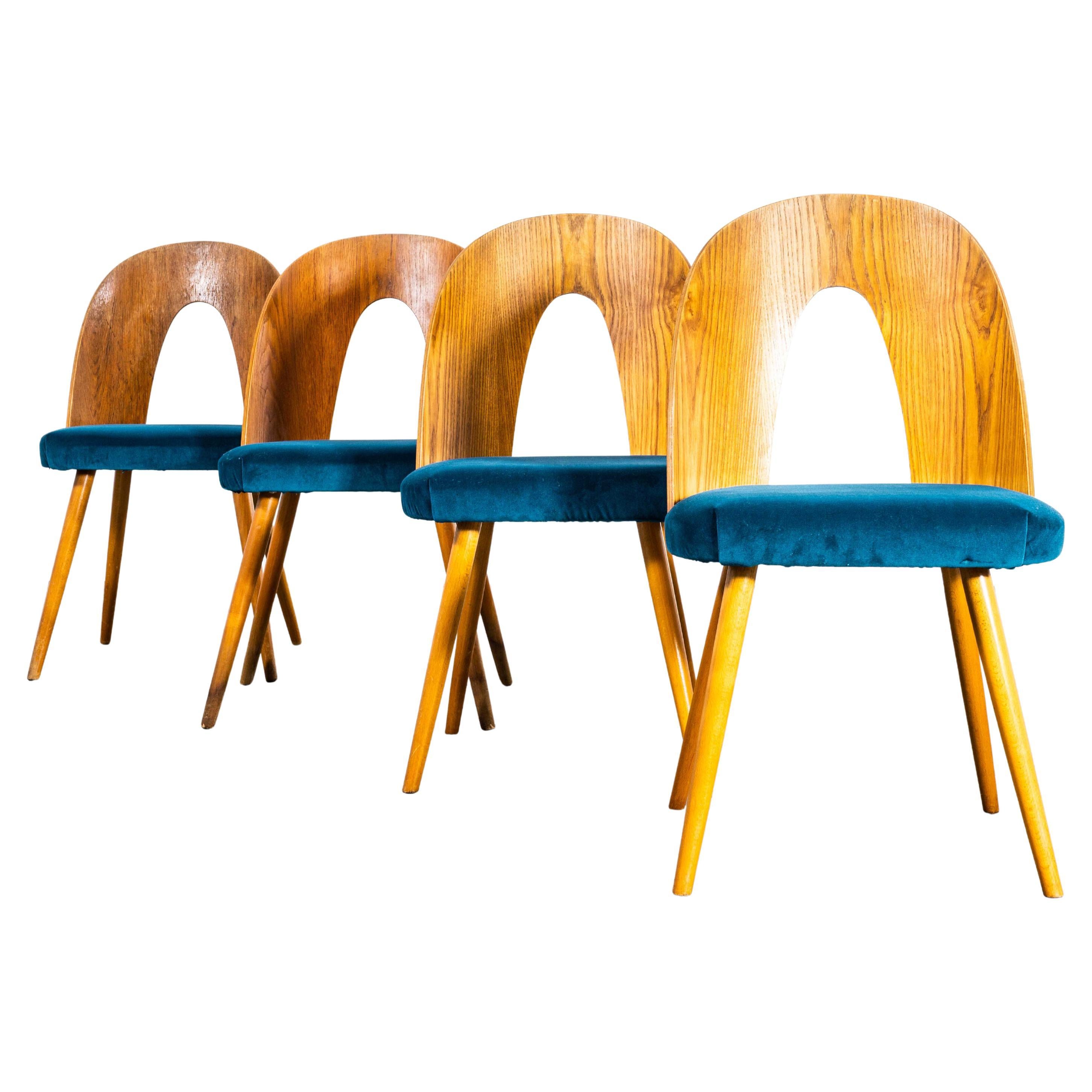 1960's Side - Dining Chairs By Antonin Suman For Ton - Set Of Four