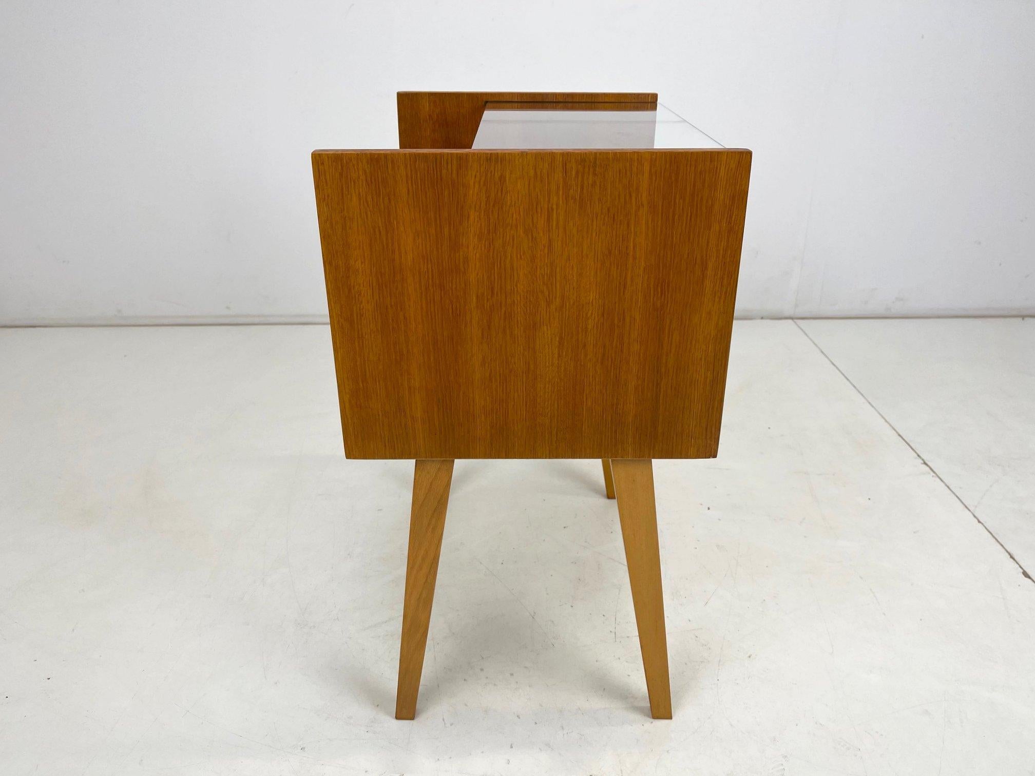 Mid-Century Modern 1960's Side Table or Nightstand by Arch. František Jirák For Sale