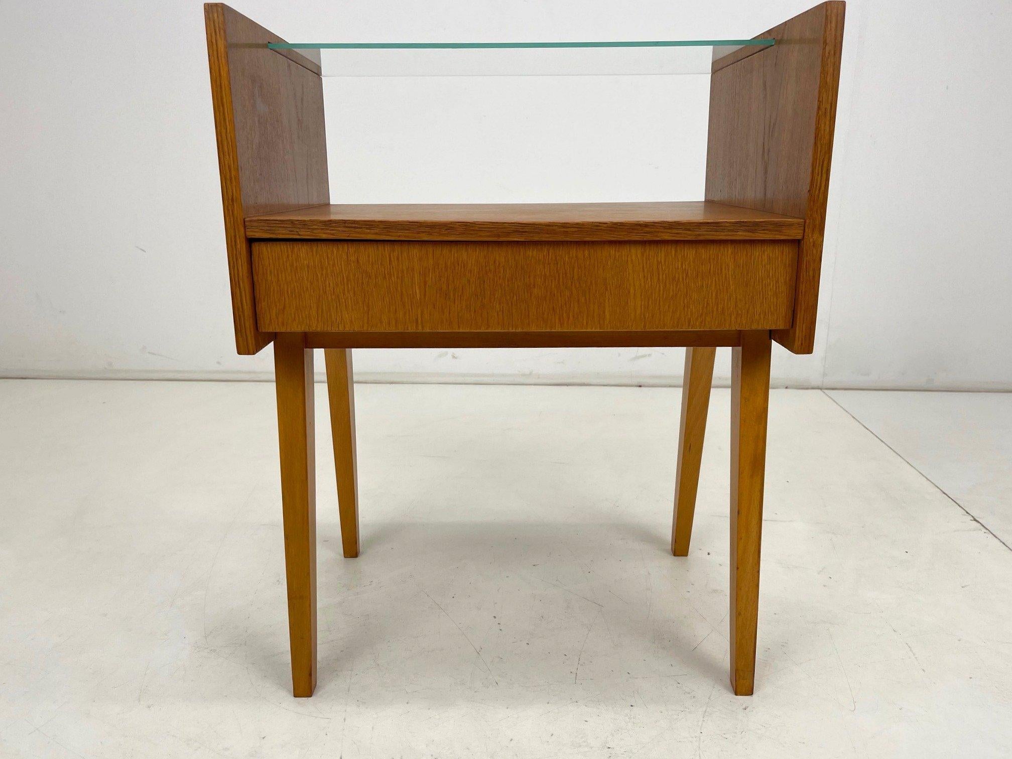 Czech 1960's Side Table or Nightstand by Arch. František Jirák For Sale
