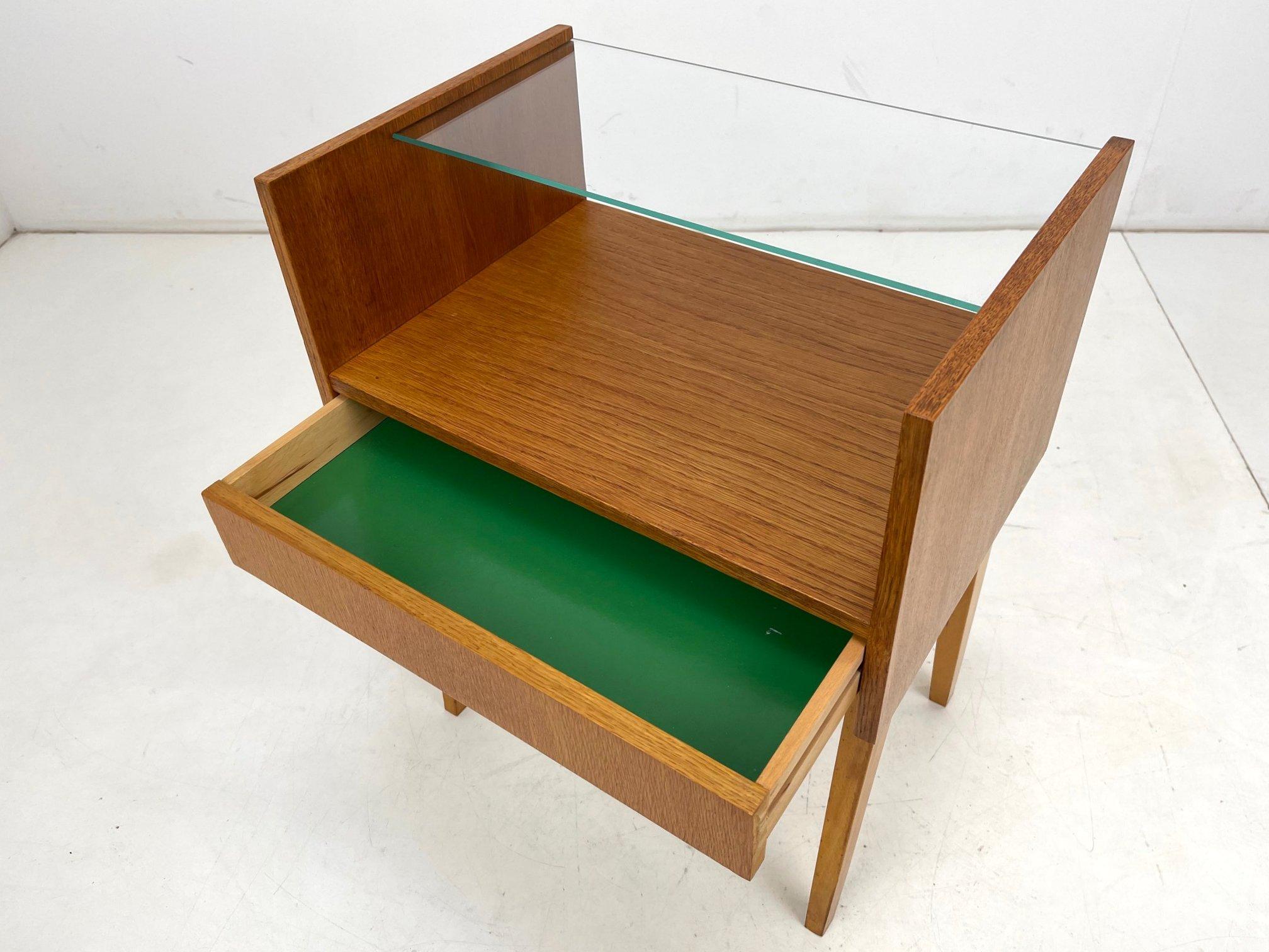 1960's Side Table or Nightstand by Arch. František Jirák In Good Condition For Sale In Praha, CZ