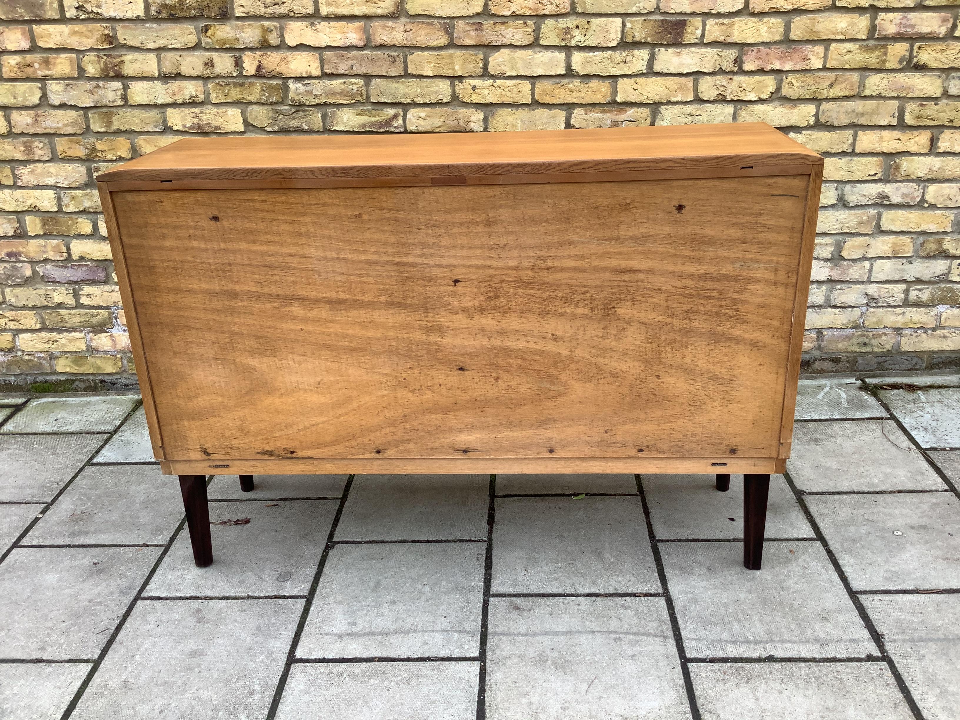 Elm 1960s Sideboard by Gordon Russell for Heals
