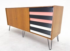 1960s Sideboard with Drawers by Jiri Jiroutek, Czechoslovakia