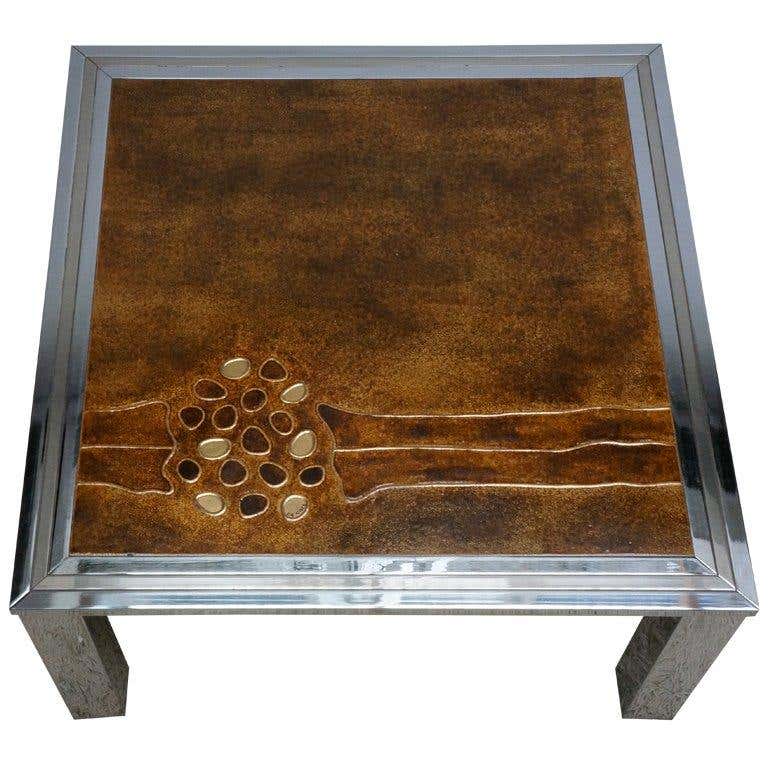 Minimalist Arden Riddle Coffee Table For Sale at 1stDibs
