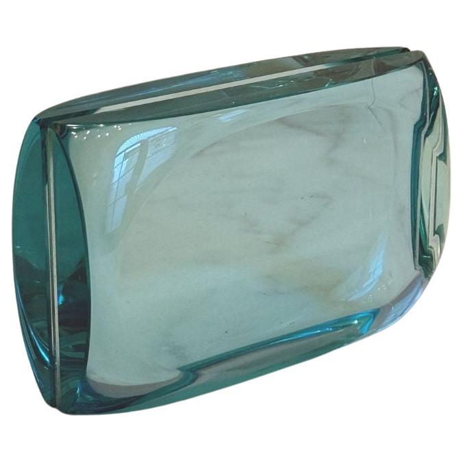 Mid-Century Modern Picture Frame by Fontana Arte, Hand-Blown Glass