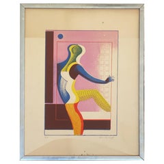 1960s Signed Lithograph by Georgi Daskaloff