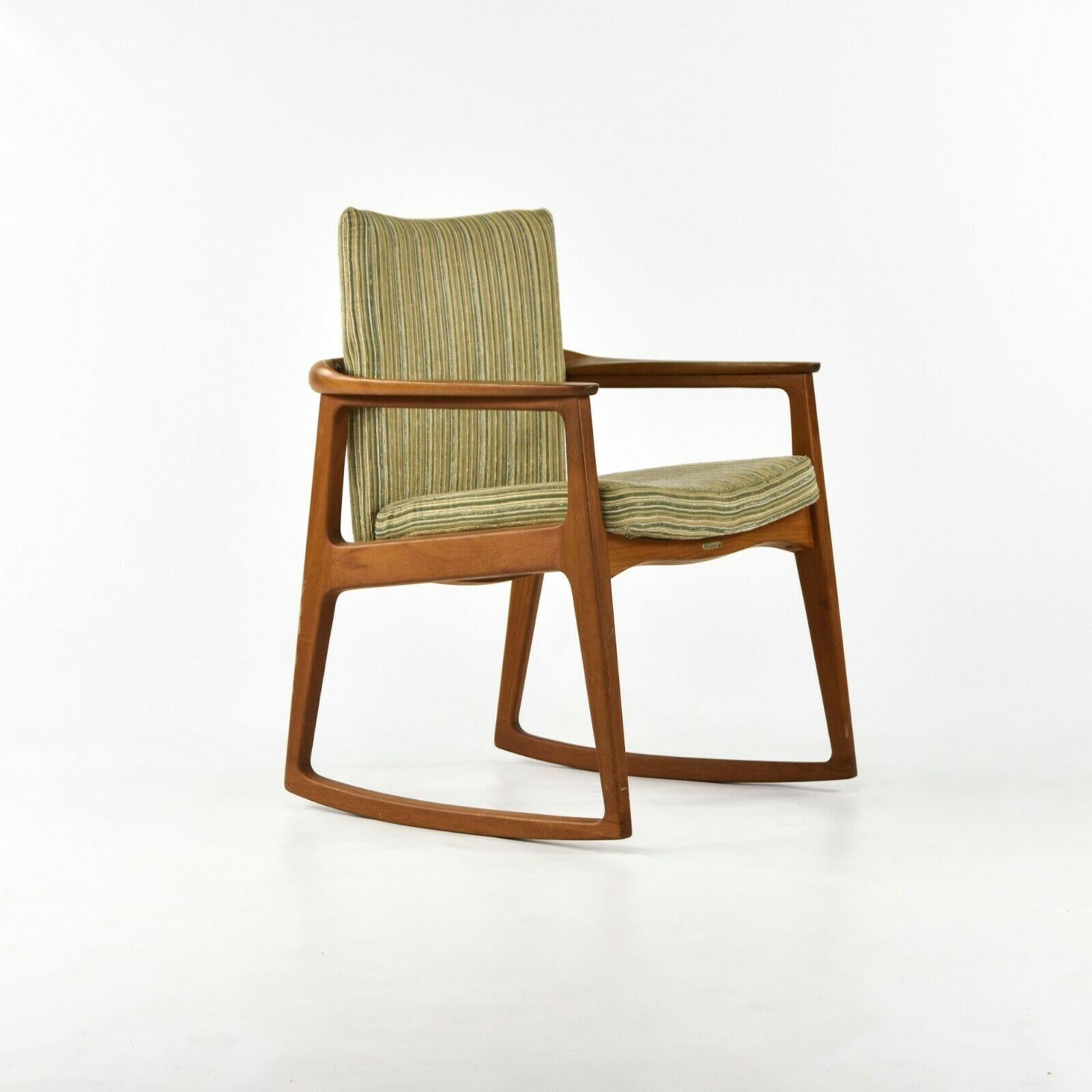 Moderne Chaise à bascule Sigvard Bernadotte pour France and Sons & John Stuart des années 1960 en vente