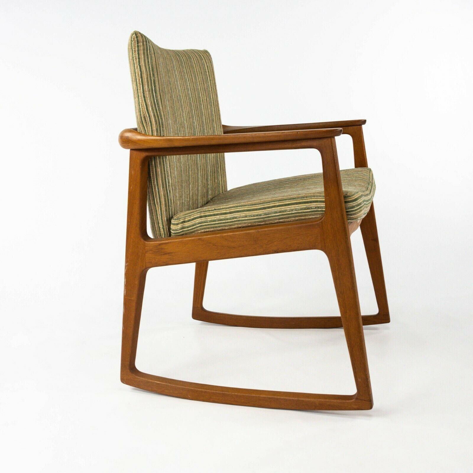 1960s Sigvard Bernadotte Rocking Chair for France and Sons & John Stuart in Teak For Sale 2