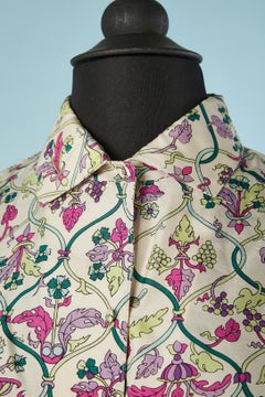 1960's Silk printed shirt Emilio Pucci