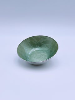 1960er Jahre Silberschale, Grete Prytz Kittelsen (1917-2010) für J. Tostrup, NORWEGEN