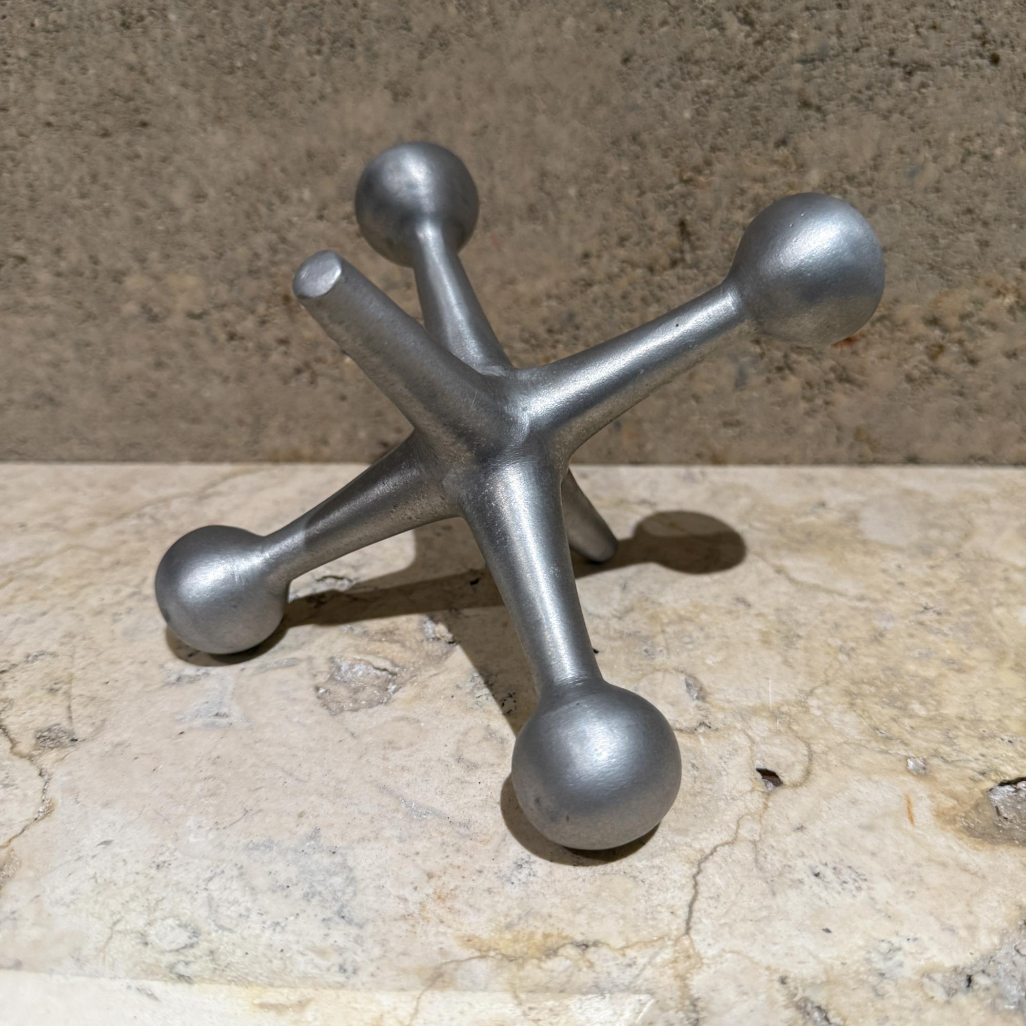 1960s Silver Jack Bookend after Bill Curry George Nelson Mid Century Modern For Sale 6